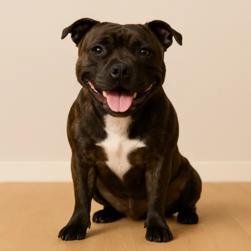Staffordshire Bull Terrier – komplet guide til en stærk og kærlig familiehund